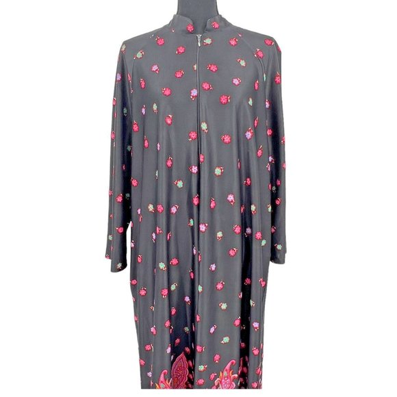 Montgomery Ward Loungewear Bath Robe Beach Coverup‎ XL - Picture 3 of 7